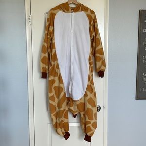 Giraffe Onesie with Hood Size XS